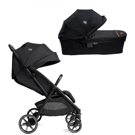 CARUCIOARE DE LA NASTERE - Cărucior Joie Parcel Eclipse LX 2 în 1 cu landou Ramble XL Signature
