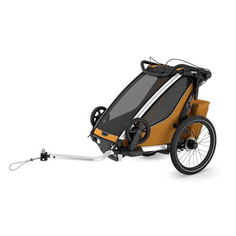 CARUCIOARE - Carucior multisport single Thule Chariot Sport 2, Natural Gold
