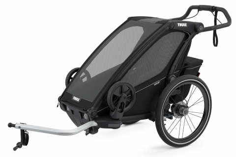 CARUCIOARE - Carucior multisport Thule Chariot Sport 1, Midnight Black