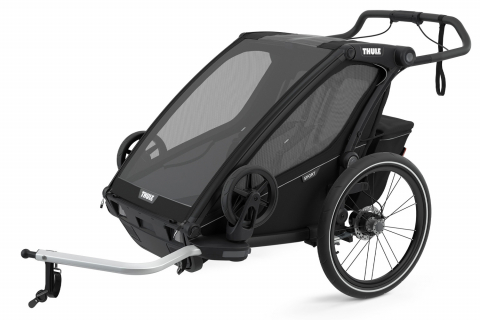CARUCIOARE - Carucior multisport Thule Chariot Sport 2 Midnight Black