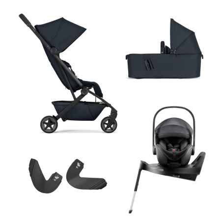 CARUCIOARE DE LA NASTERE - Cărucior pentru copii, 4  în 1, Joolz, Aer2, Dark Navy Blue cu scoica Britax Romer