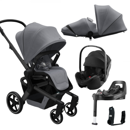 BRANDURILE NOASTRE - Cărucior pentru copii, 4 în 1, Joolz, Hub+, stone grey