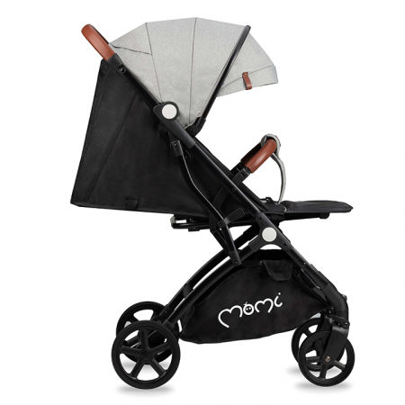 Carucior sport, MoMi MARVIN Grey, 6 luni+, Centura in 5 puncte, Suport picioare reglabil, Cos accesorii, Pliabil, Plasa insecte, Husa de ploaie, Suspensii integrate [2]