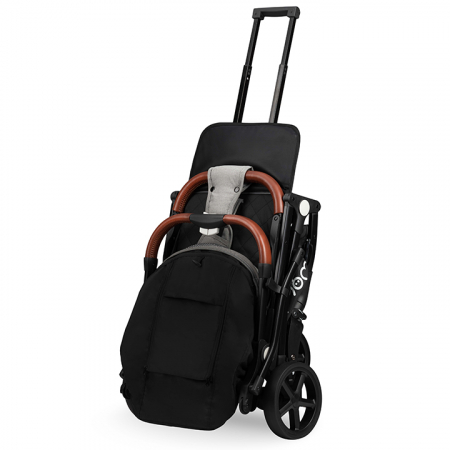 Carucior sport, MoMi MARVIN Grey, 6 luni+, Centura in 5 puncte, Suport picioare reglabil, Cos accesorii, Pliabil, Plasa insecte, Husa de ploaie, Suspensii integrate [4]