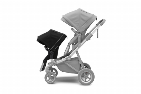 CARUCIOARE MULTIFUNCTIONALE - Carucior Thule SLEEK Cadru Gri si Copertina Midnight Black