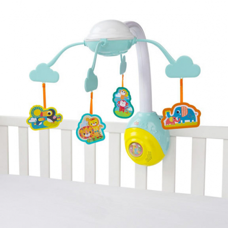 Carusele si lampi de veghe - Carusel Soothing Safari 2 In 1 Mobile