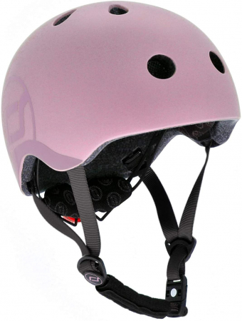 Casca de protectie pentru copii, sistem de reglare magnetic cu led, S-M, 51-55 cm, 3 ani+, Rose [5]