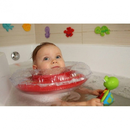 Colac de gat pentru bebelusi Babyswimmer Verde 0-24 luni [1]