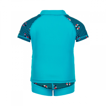 Costum de baie baietei cu scutec integrat, model pirat UV40+ [1]