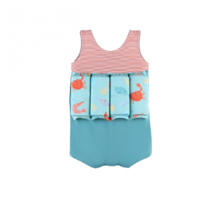 Costum de inot flotabil, Archimede, CREVETTES BLEUES Boy, 4 ani, A212531 [1]