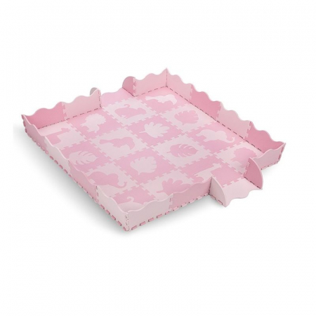 Covoras de joaca Puzzle 150x150 cm- Grey [0]