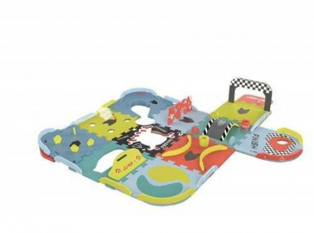 Covorase de joaca - Covoras Puzzle din spuma Ralley Biz, 87 bucati, Knorrtoys 21010