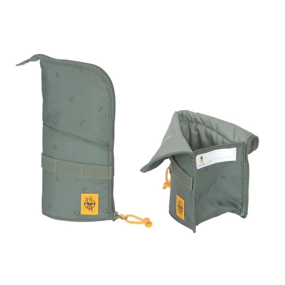Ghiozdan și accesorii, set de 7 piese, Boxy Unique Culoare: Letters Green [6]