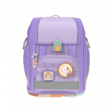 Ghiozdan și accesorii, set de 7 piese, Boxy Unique Culoare: Violet Lavander [1]