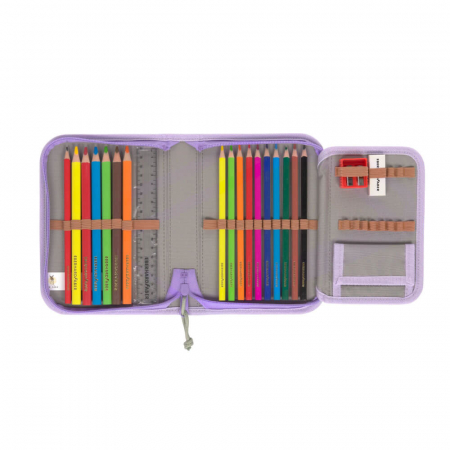 Ghiozdan și accesorii, set de 7 piese, Boxy Unique Culoare: Violet Lavander [9]