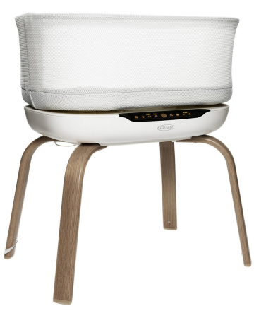 Pauturi cosleeping - Graco - Patut co-sleeper Eluma Nest Luna cu leganare automata si sistem inteligent de detectare a plansului