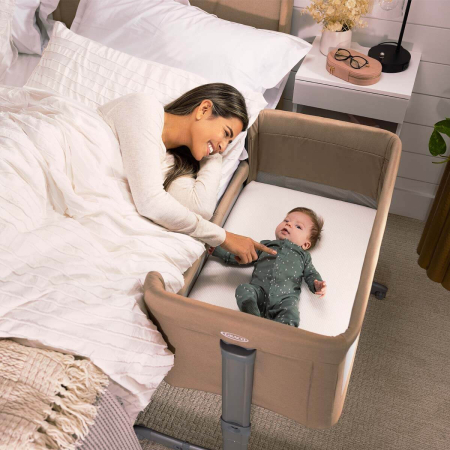 Graco Sweet2Sleep Oatmeal – Patut Co-Sleeper 2 în 1 pentru Bebeluși [3]