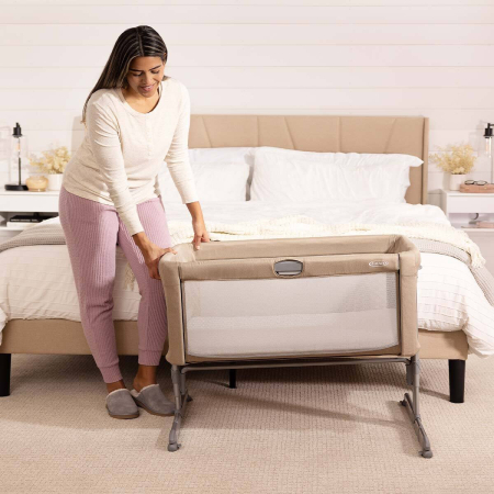 Graco Sweet2Sleep Oatmeal – Patut Co-Sleeper 2 în 1 pentru Bebeluși [4]