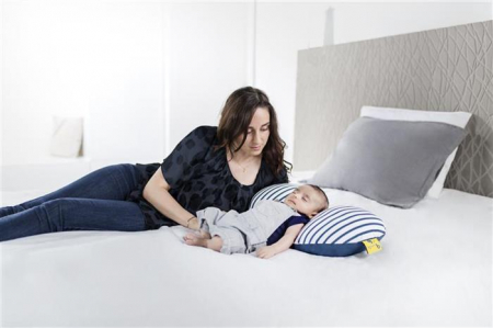 Husa pentru perna multifunctionala 3 in 1 Mum & B Navy [2]