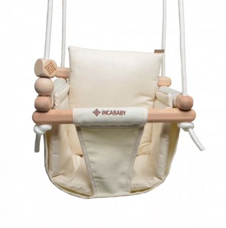 Incababy – Legan multifunctional pentru junior, 1-5 ani (30 kg), testat TÜV Rheinland, Cream [0]