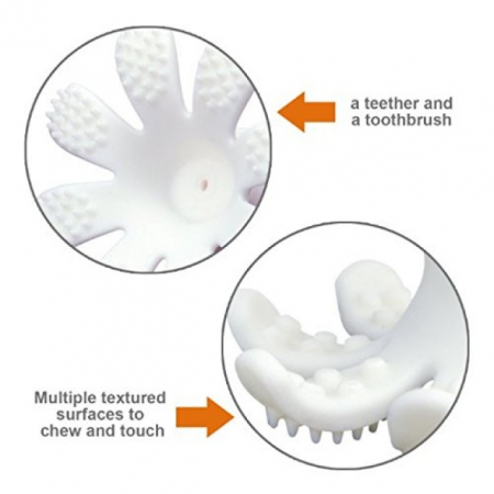 INEL GINGIVAL DIN SILICON, MOMBELLA - OCTOPUS GALBEN [1]
