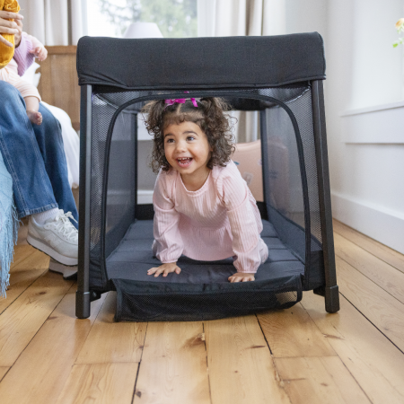 Joie - Patut pliant de calatorie transformabil in tarc Amigo, Shale [10]