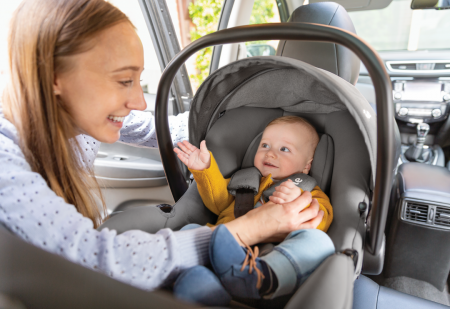 Scoica auto i-Snug Coal, nastere - 75 cm [10]