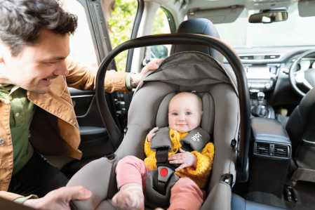 Scoica auto i-Snug Coal, nastere - 75 cm [11]