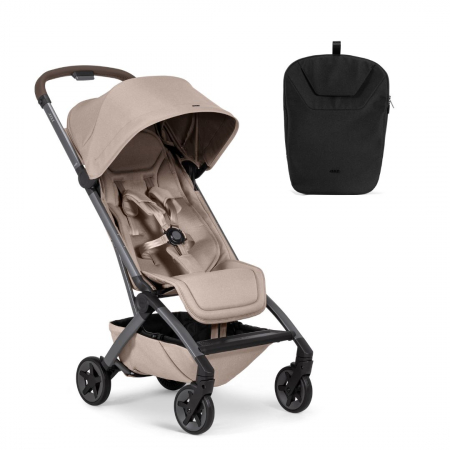 CARUCIOARE - Joolz Aer2 – Cărucior sport premium, ușor și compact  cu geanta de cos inclusa- Sandy Taupe