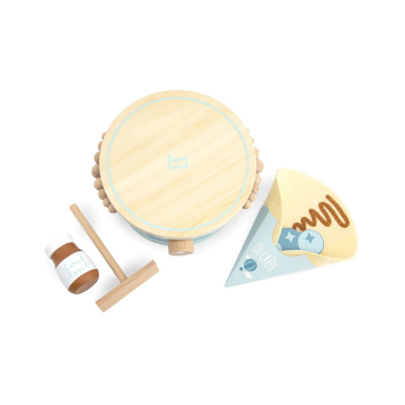 Jucărie din lemn, Aparat pentru clătite - verde [1]