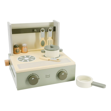 Jucărie din lemn -  Aragaz pliabil - olive [1]