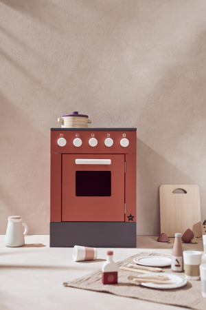 Jucărie din lemn, Aragaz -red [3]