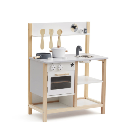 JUCARII - Jucărie din lemn, Bucătărie - natural/white
