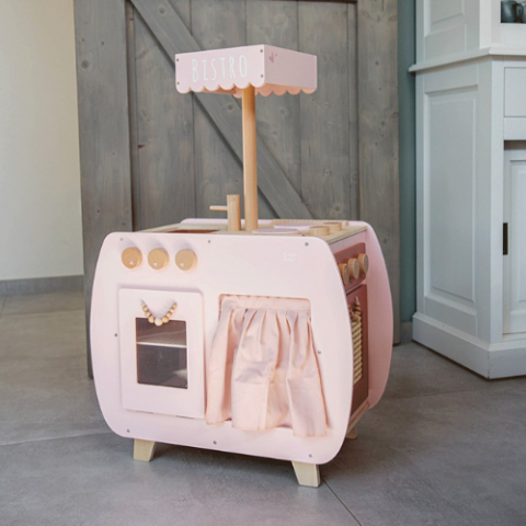 Jucărie din lemn, Bucătărie Pink [2]