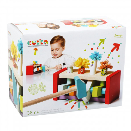 JUCARII - Jucarie din lemn, Cubika - Claunii saritori