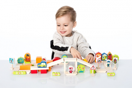 Jucarie Din Lemn, Cubika - Kit De Constructie Pentru Baietei [1]