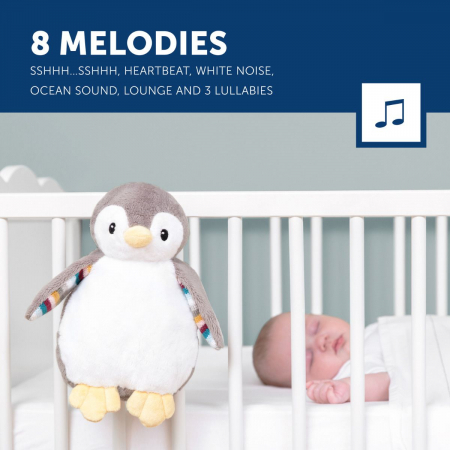 Pinguinul Phoebe - Plus cu mecanism de Linistire si Relaxarea Bebelusului [6]
