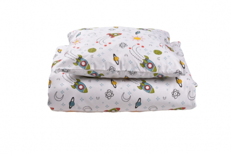 Lenjerie patut gradinita 5 piese -Rocket [1]