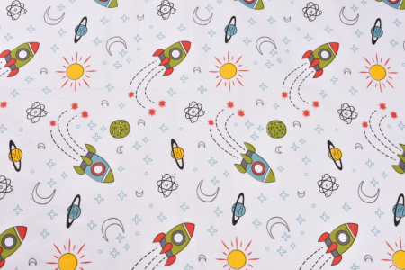 Lenjerie patut gradinita 5 piese -Rocket [2]