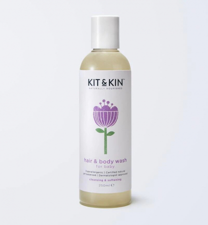 Cosmetice naturale - SAMPON SI GEL DE DUS PENTRU COPII KIT&KIN 250ML