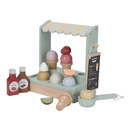 JUCARII - Magazin de inghetata din lemn LITTLE DUTCH - LD8024