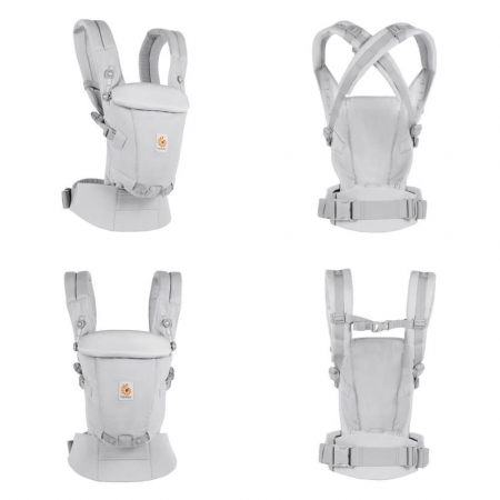 Marsupiu  Ergobaby Adapt Soft Touch Cotton Pearl Grey [1]