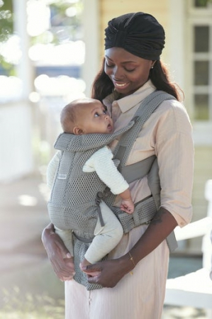 Marsupiu anatomic BabyBjorn  Move, Grey, 3D Mesh [5]