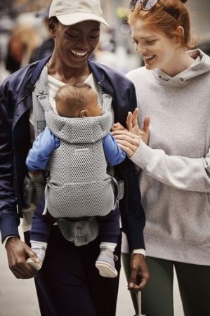 Marsupiu anatomic BabyBjorn  Move, Grey, 3D Mesh [6]