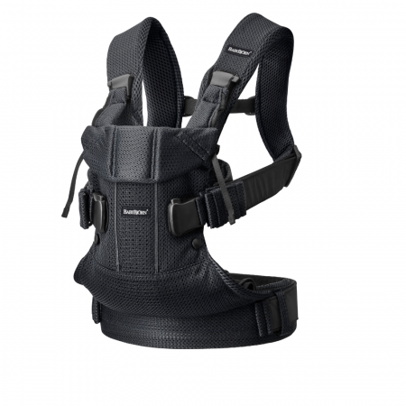 Marsupiu Anatomic One Air - Black, 3D Mesh [2]