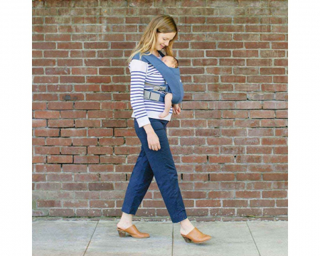 Marsupiu Ergobaby Embrace Soft Navy [2]