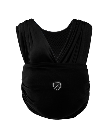 BEBE LA PLIMBARE - Marsupiu ergonomic pentru bebeluși, Koala Cuddle Band 2, Black