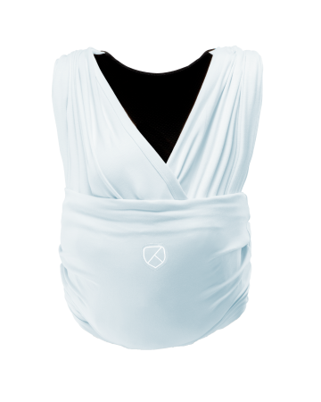 BEBE LA PLIMBARE - Marsupiu ergonomic pentru bebeluși, Koala Cuddle Band 2, Pastel Light Blue