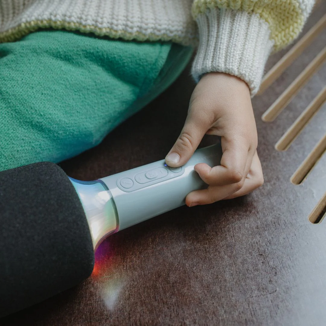 Microfon karaoke pentru copii KIDYMIC Culoare: Verde [3]