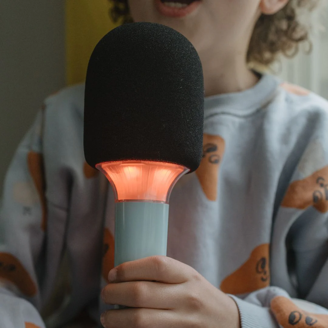 Microfon karaoke pentru copii KIDYMIC Culoare: Verde [2]